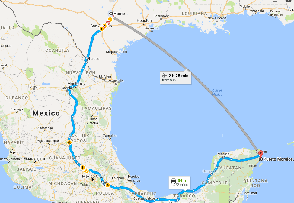 How are we getting to Mexico?