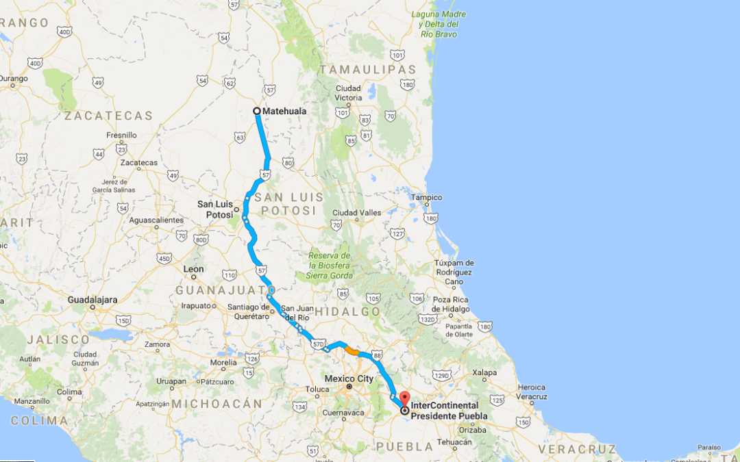 Matehuala to Puebla – Day 3 of our road trip
