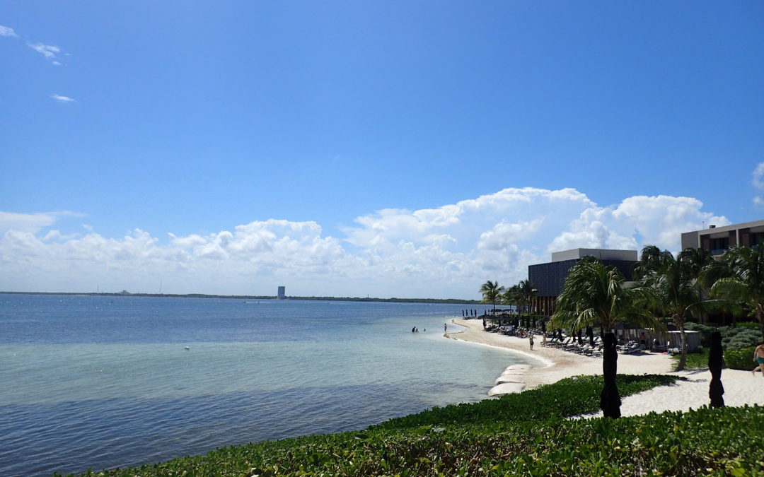Celebrating our anniversary at Nizuc Resort in Cancun