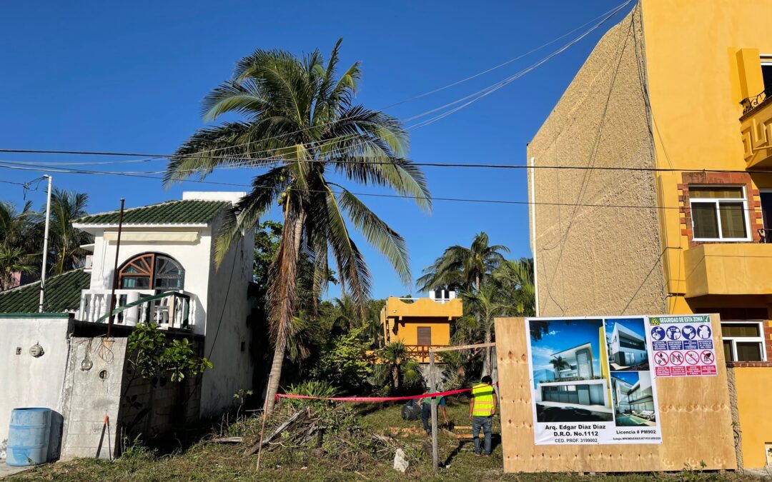 Breaking ground on the new house!