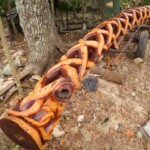 Carved out column - incredible work